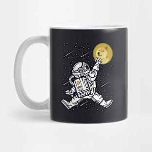 Astronaut Dogecoin DOGE Coin To The Moon Crypto Token Cryptocurrency Wallet Birthday Gift For Men Women Kids Mug